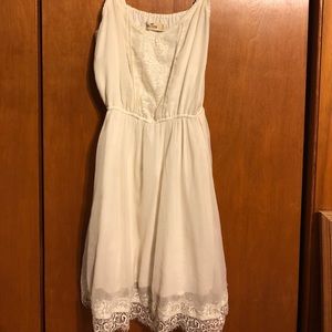 Hollister white dress